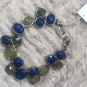 Banana Republic blue green gold bracelet NWT